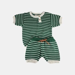Fin & Vince Zion Knit Set, Emerald